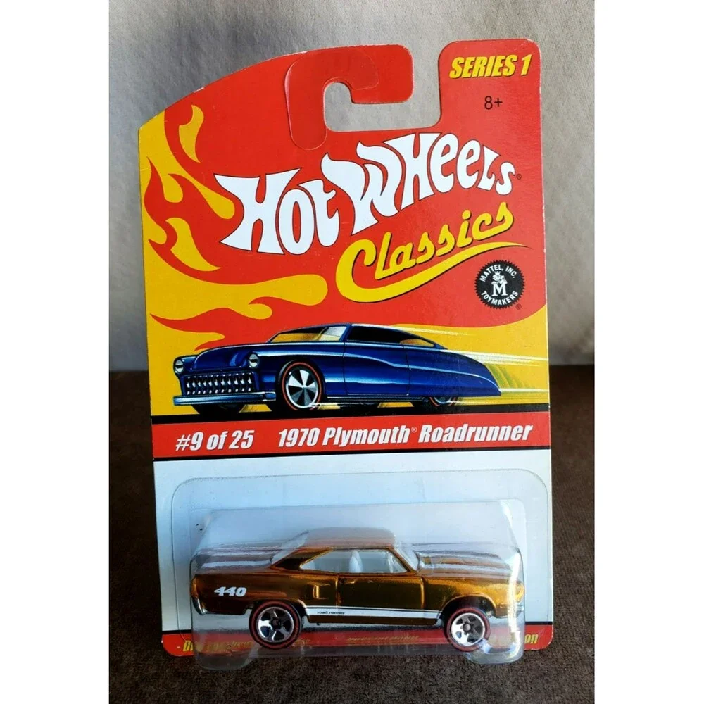 2005 Hot Wheels 1970 PLYMOUTH ROADRUNNER 440 Spectraflame Gold CLASSICS SERIES 1